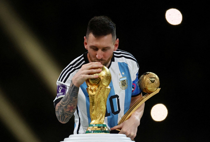 Messi giành World Cup 2022 tại Qatar. Ảnh: Reuters