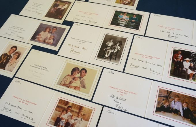 Bưu thiếp của Công nương Diana dự kiến xuất hiện trong buổi đấu giá. Ảnh: PA Images