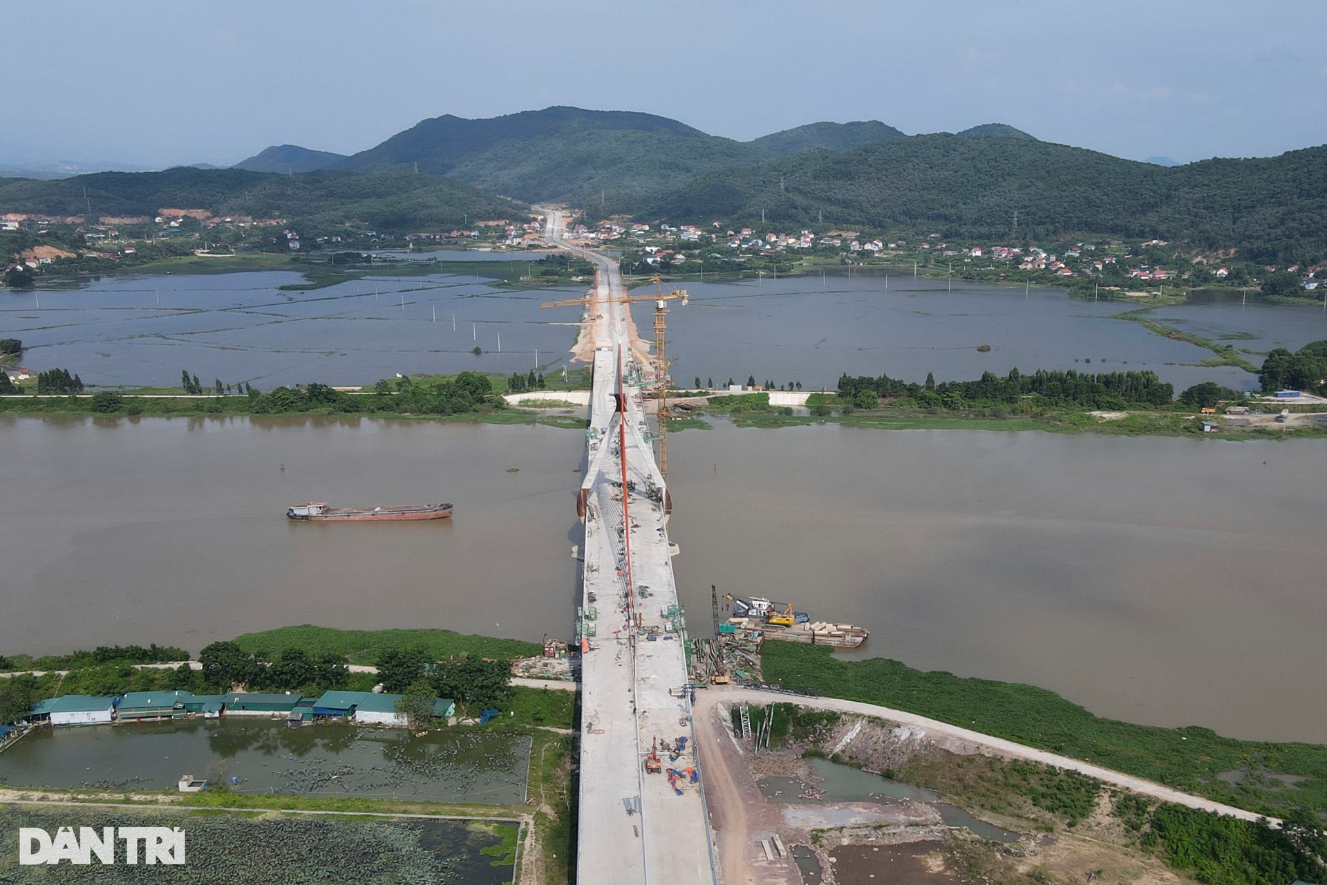 Hiện trạng cầu Đồng Việt gần 1.500 tỷ đồng nối Bắc Giang - Hải Dương - 3