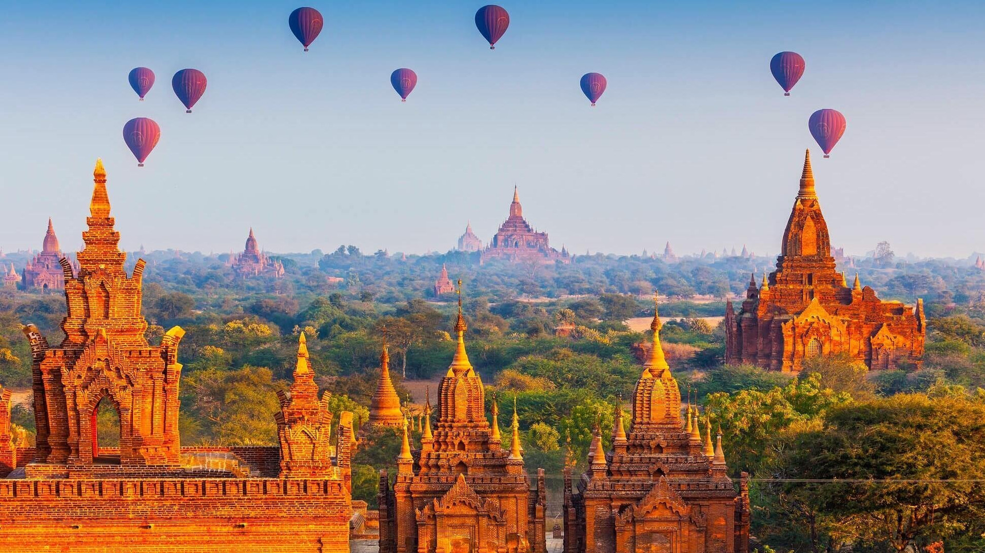 Bagan từng là kinh đô cũ của Myanmar. (Ảnh: Nokair)