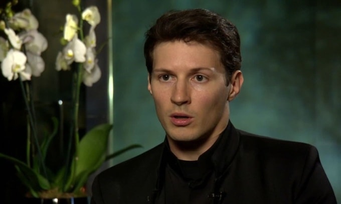 Pavel Durov trong một cuộc phỏng vấn với CNN hồi năm 2016. Ảnh: CNN