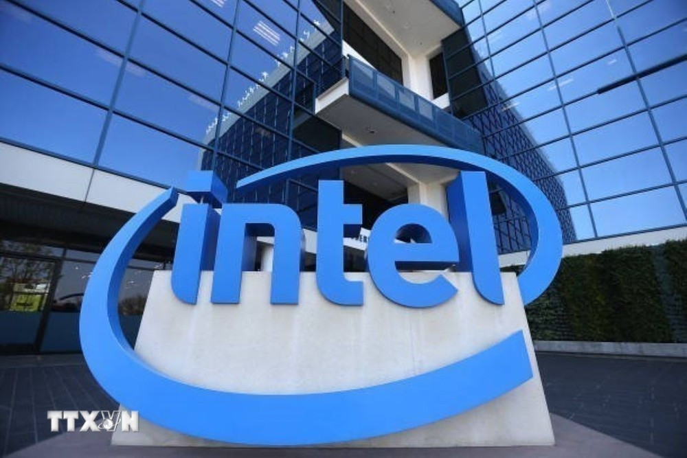 Trụ sở Tập đoàn Intel ở California, Mỹ.( Ảnh: Getty Images/TTXVN)