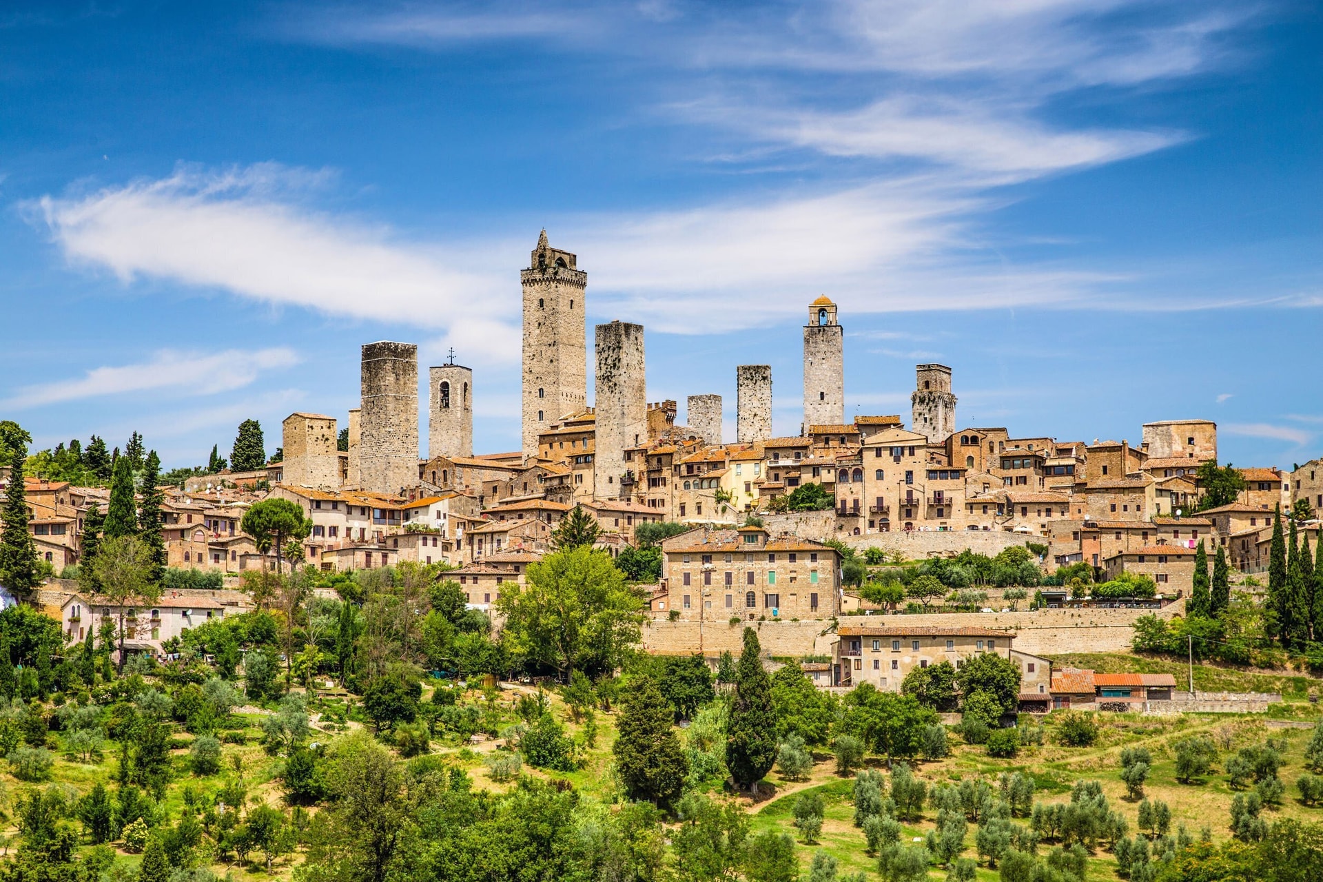 Toàn cảnh thành phố San Gimignano. (Ảnh: Pinterest)