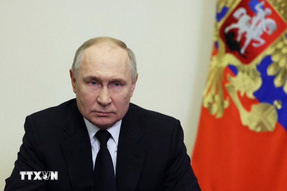 Tổng thống Nga Vladimir Putin. (Ảnh: AFP/TTXVN)