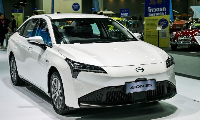 Mẫu ES của Aion tại Motor Expo Thailand, tháng 12/2023. Ảnh: AutoStation