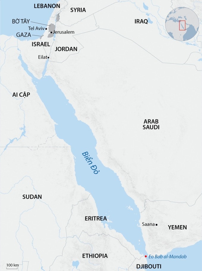 Vị trí Yemen. Đồ họa: AFP