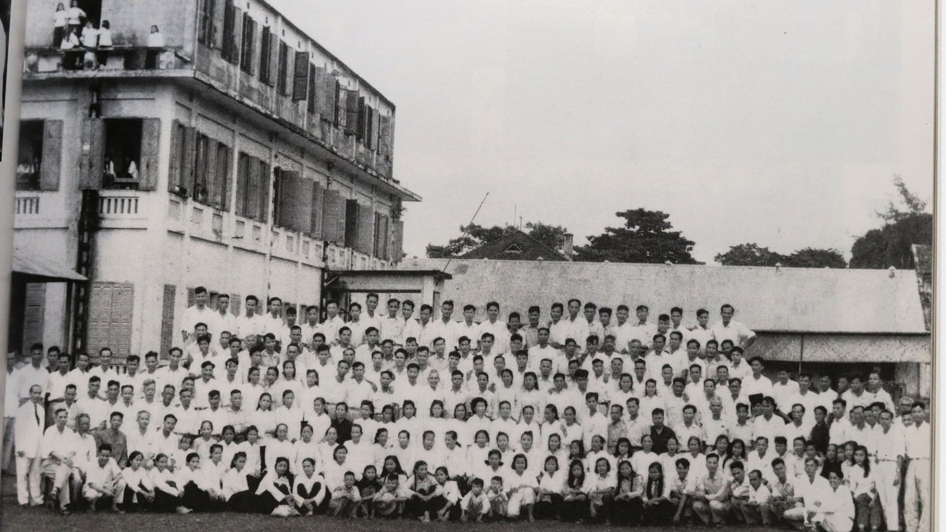 Liên chi đoàn Thanh niên Lao động Việt Nam, trường số 4 Hải Phòng, năm học 1959-1960. Ảnh: Tư liệu