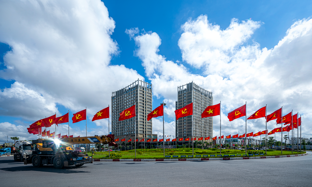 Đô thị Hải Phòng ngày càng văn minh, hiện đại.