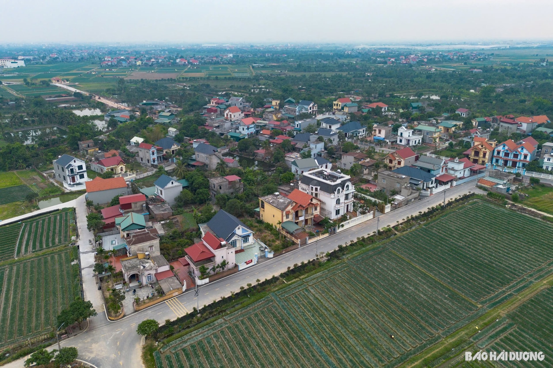 Thôn Phong Trạch (nay là thôn Phong Kim) thuộc xã An Phú, huyện Nam Sách ngày nay. Ảnh: VĂN TUẤN