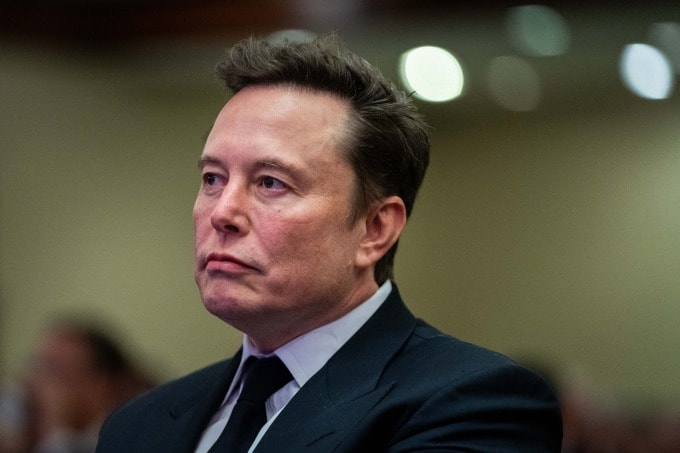 Elon Musk tại cuộc gặp của ông Donald Trump với nghị sĩ đảng Cộng hòa ở Washington tháng 11/2024. Ảnh: Reuters