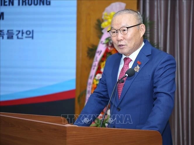 The former head coach of the Vietnamese national football team, Park Hang-seo (Photo: VNA)