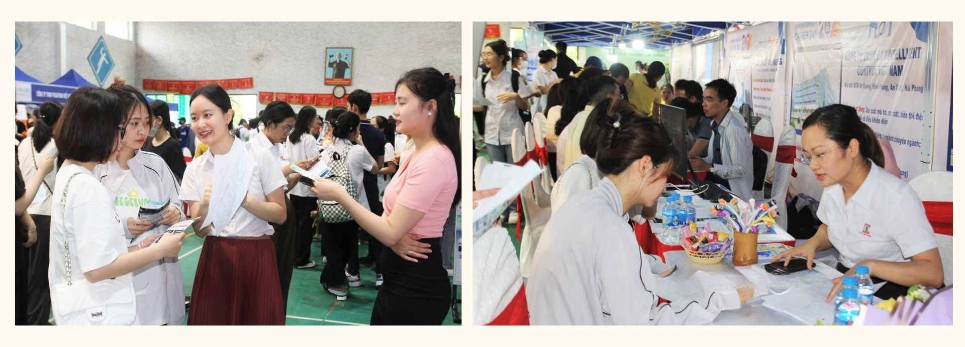 Trườngđại học Hải Phòng tổ chức Ngày hội việc làm năm 2024, với sự tham gia củagần 2.000 sinh viên năm thứ 3 và năm cuối của nhà trường.