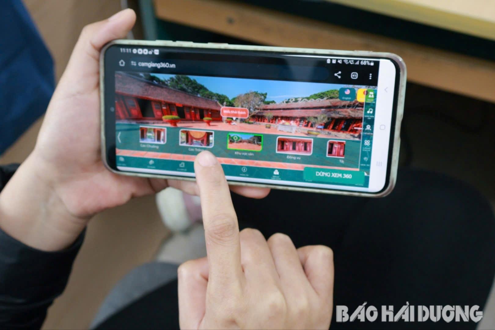 Bản đồ số di tích cung cấp cho người dùng những trải nghiệm chân thực, khách quan sinh động về di tích lịch sử