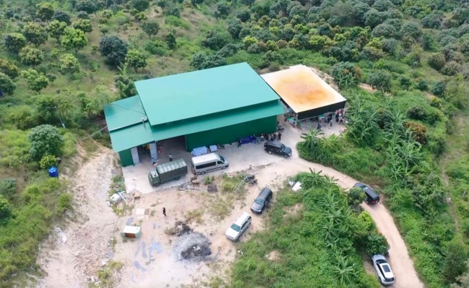 Toàn cảnh công xưởng sản xuất ma túy ở thành phố Nha Trang, Khánh Hòa. Ảnh: Huy Hà