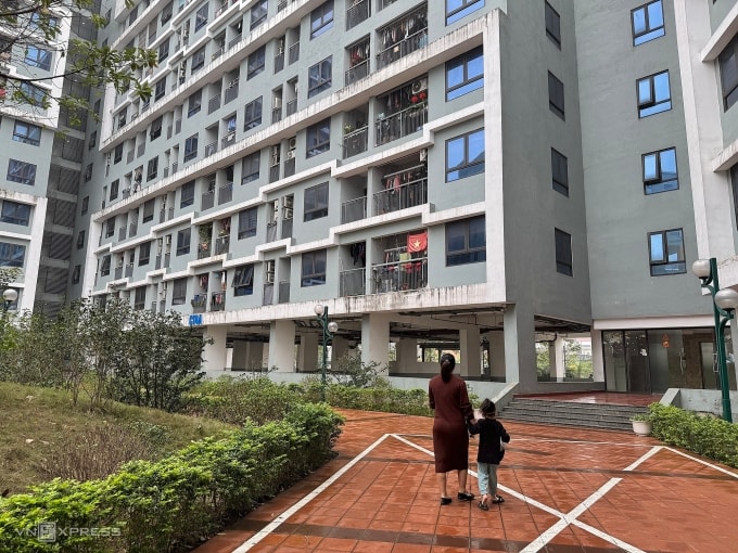 Một khu nhà xã hội tại huyện Đông Anh đã hoạt động được hơn ba năm. Ảnh: Ngọc Diễm