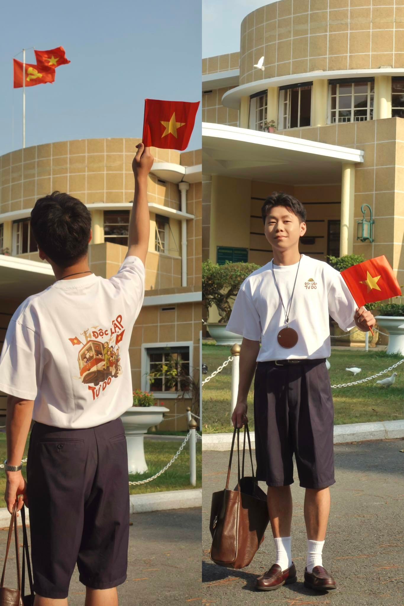 Những chiếc áo phông in dòng chữ 