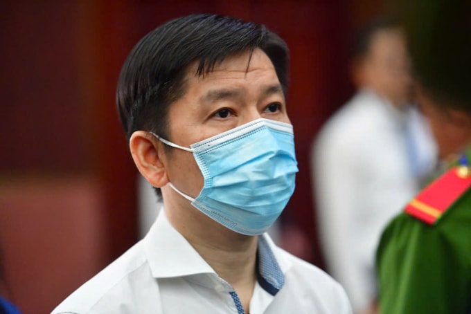 Bị cáo Võ Tấn Hoàng Văn tại tòa. Ảnh: Thanh Tùng