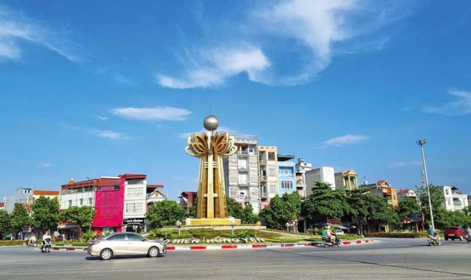 Trung tâm TP Hưng Yên, dự kiến thuộc phường Phố Hiến. Ảnh: Quỳnh Nga