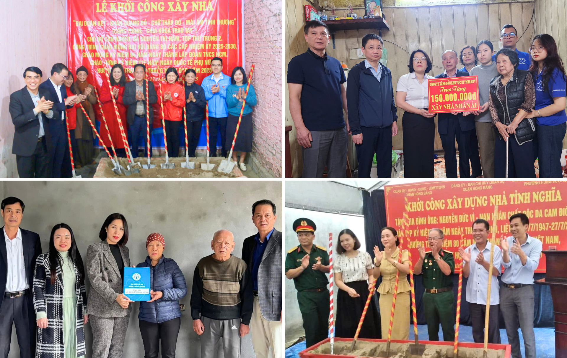 Nhiều phong trào hỗ trợ người nghèo, xây nhà tình nghĩa tặng người có hoàn cảnh khó khăn được diễn ra sôi nổi trên toàn thành phố.