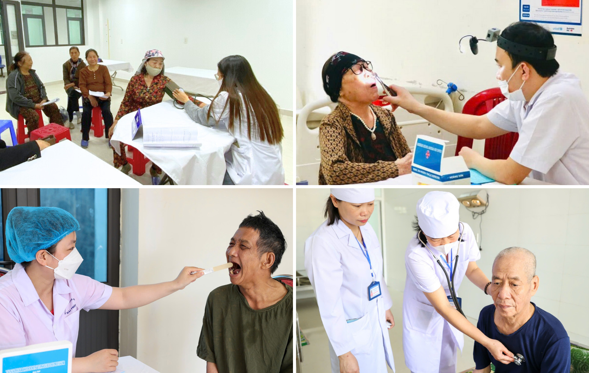 Các địa phương trên địa bàn thành phố thường xuyên tổ chức khám sức khỏe miễn phí cho người cao tuổi.