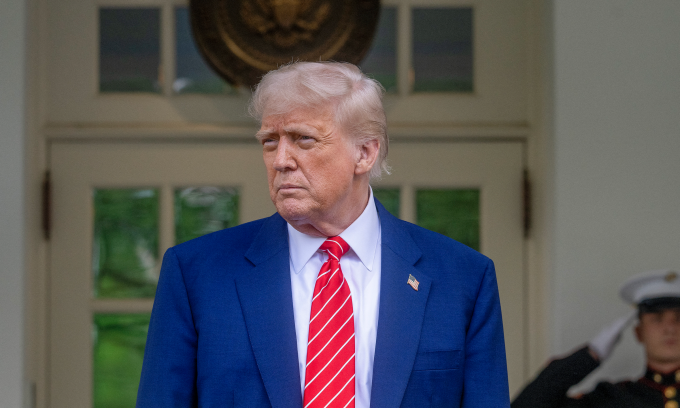 Tổng thống Mỹ Donald Trump tại Nhà Trắng hôm 10/5. Ảnh: AFP