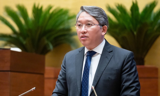 Bộ trưởng Tư pháp Nguyễn Hải Ninh. Ảnh: Cổng TTĐT Quốc hội