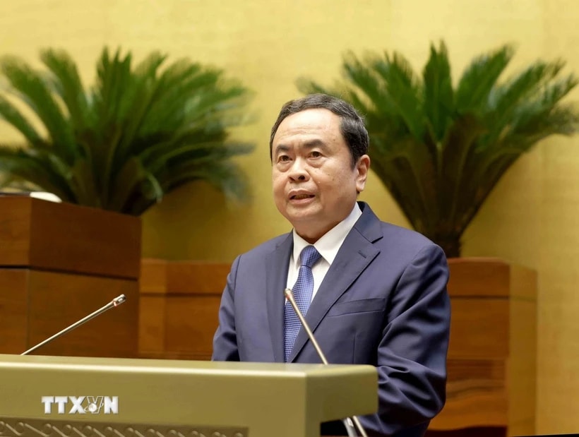 Chủ tịch Quốc hội Trần Thanh Mẫn trình bày chuyên đề 