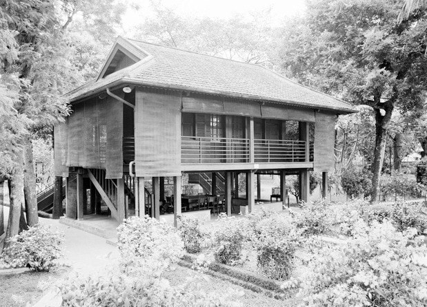 The stilt house - where Uncle Ho lives and works from May 1958 to August 1969. (Photo: VNA)