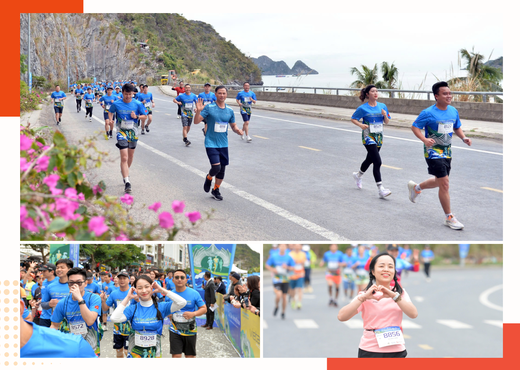 Giải marathon Cát Bà Amantina - Heritage Road nhân dịp Khai mạc du lịch Cát Bà 2025 thu hút đông đảo vận động viên, người dân và du khách tham gia.
