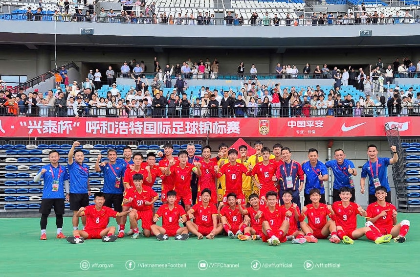 u16 việt nam gây ấn tượng ở trung quốc, hlv cristiano roland nói gì hình ảnh 1 u16 viet nam gay an tuong o trung quoc, hlv cristiano roland noi gi hinh anh 1