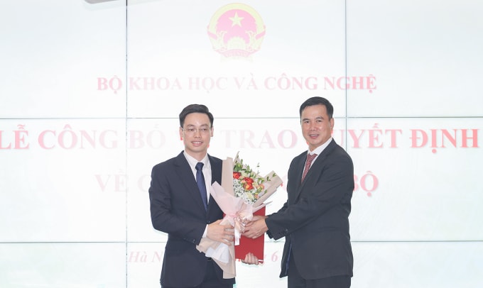 Ông Trần Quang Hưng được điều động, bổ nhiệm làm Phó Cục trưởng Sở hữu Trí tuệ. Ảnh: Anh Dũng