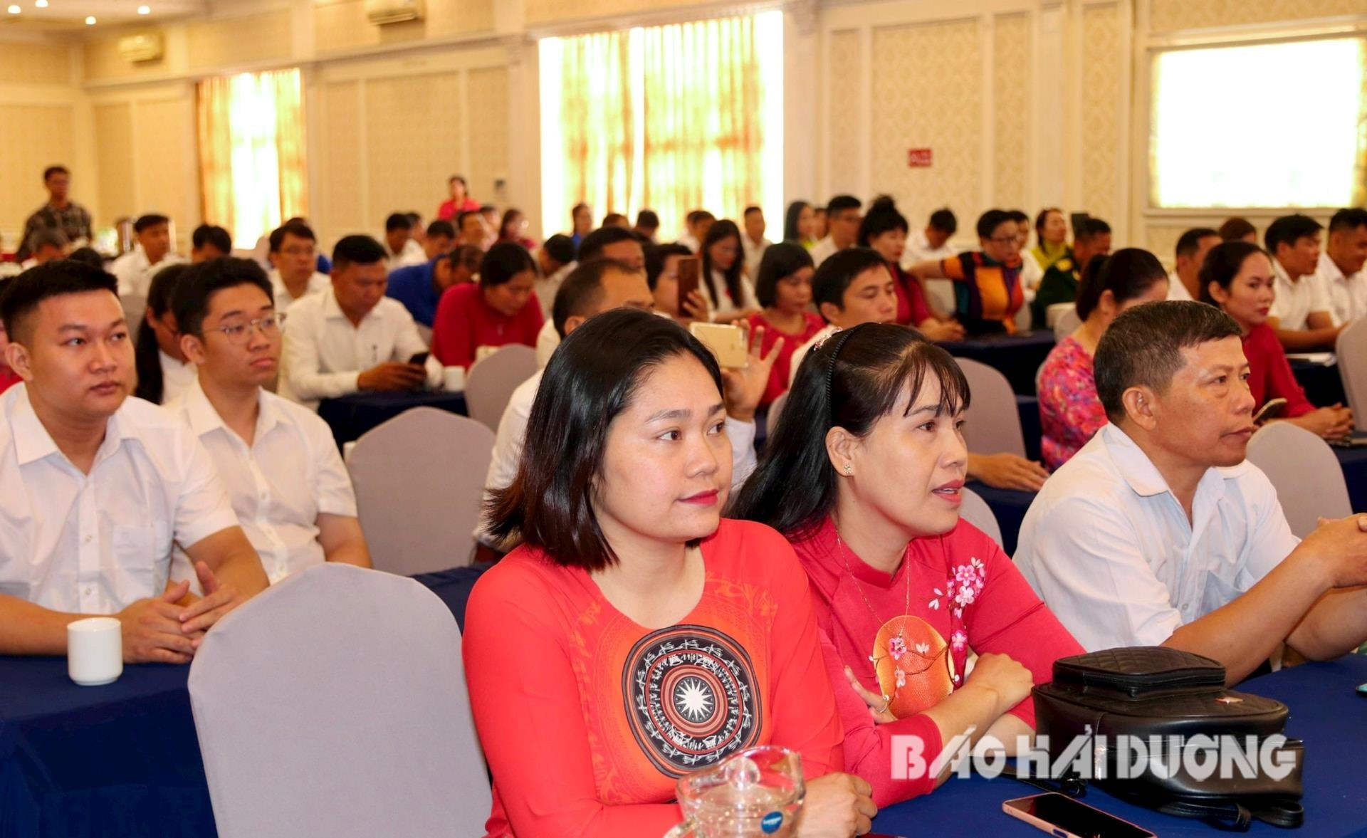 Các đại biểu dự lễ tôn vinh người hiến máu tình nguyện tiêu biểu năm 2025