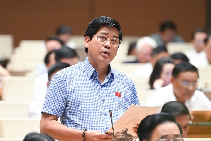 Đại biểu Dương Văn Phước (Phó đoàn đại biểu Quốc hội tỉnh Quảng Nam). Ảnh: Cổng TTĐT Quốc hội