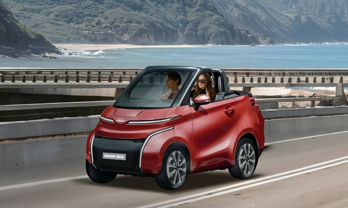 Xe điện mini Nano S05 sắp ra mắt thị trường Việt Nam. Ảnh: Silence