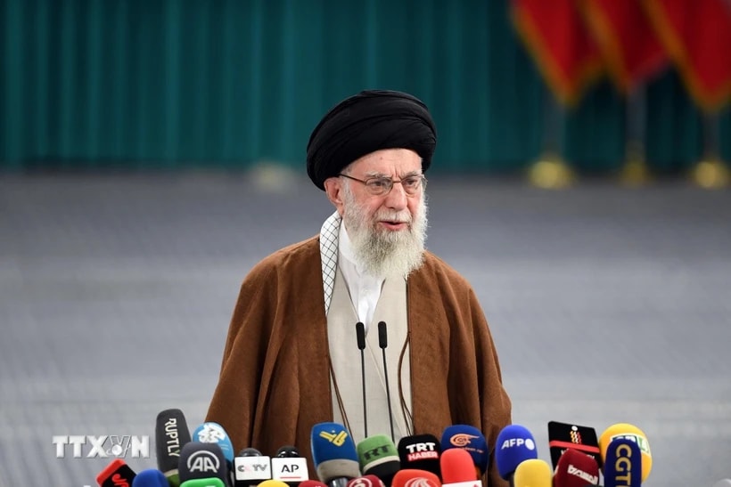 Lãnh tụ tối cao Iran Ali Khamenei. (Ảnh: THX/TTXVN)