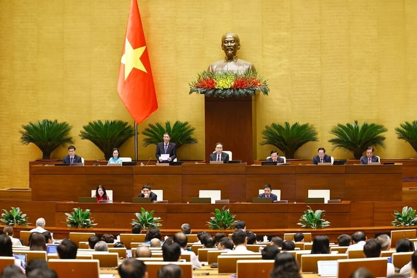 Kỳ họp thứ 9, Quốc hội khóa XV. (Ảnh: TTXVN)
