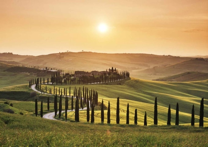 Mùa hè ở vùng nông thôn Tuscany (Italy). Ảnh: Trípavvy