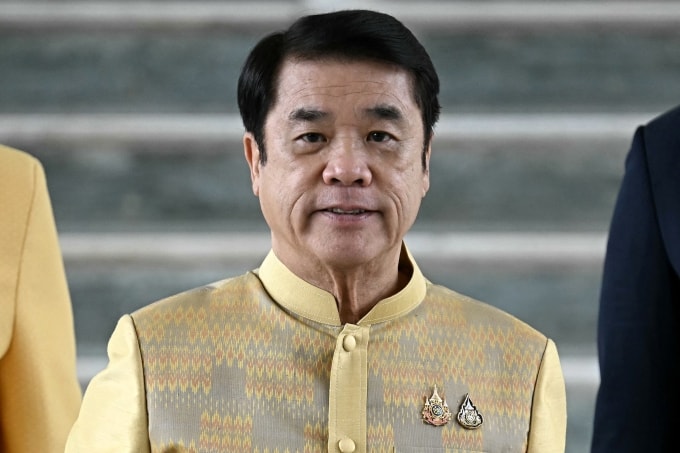 Quyền Thủ tướng Thái Lan Suriya Jungrungreangkit tại tòa nhà chính phủ ở Bangkok ngày 2/7. Ảnh: AFP