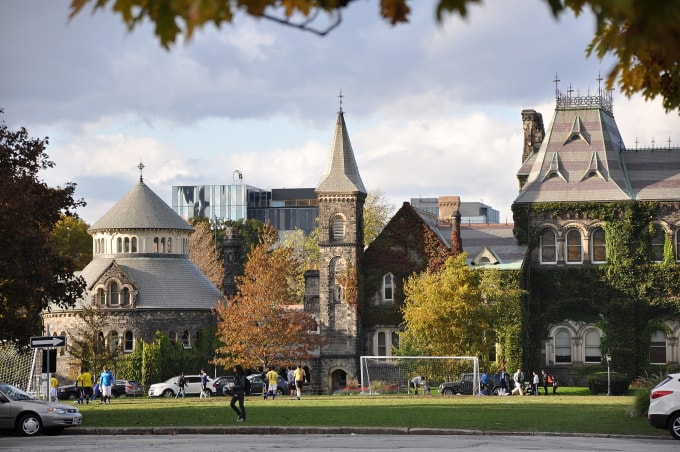 Khuôn viên Đại học Toronto, Canada. Ảnh: Times Higher Education
