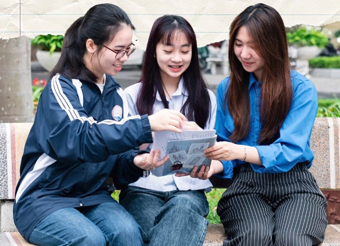 Sinh viên Học viện Báo chí và Tuyên truyền. Ảnh: Fanpage AJC
