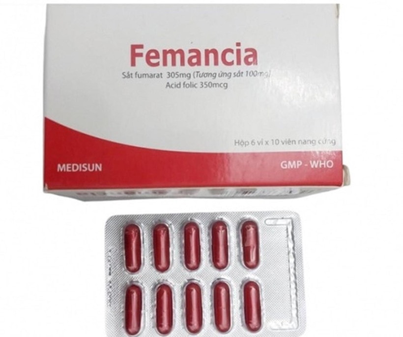 Thu hồi toàn bộ thuốc Femancia điều trị thiếu máu. 