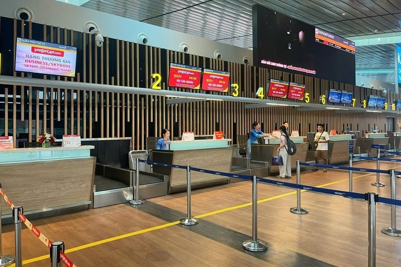 A corner of Van Don airport in Quang Ninh province (Photo: VNA)