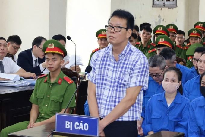 Đồng Xuân Thụ tại tòa ngày 24/7. Ảnh: Lê Tân