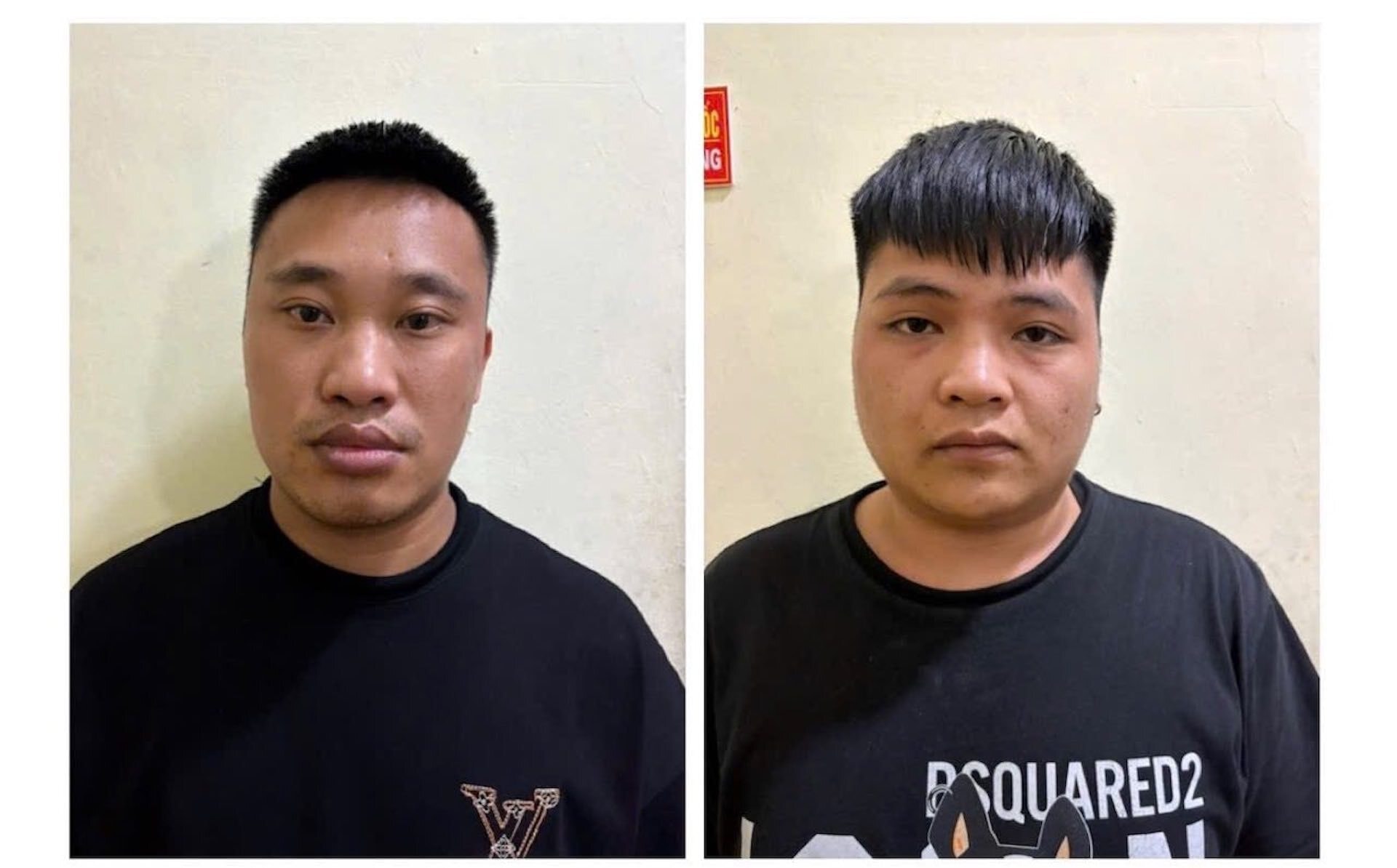 Các đối tượng trong đường dây lừa đảo. (Ảnh: Công an tỉnh Phú Thọ)
