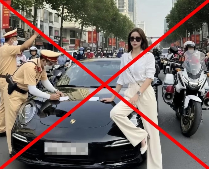 Một hình ảnh không đúng sự thật được tạo bằng AI gần đây.