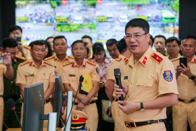 Thiếu tướng Đỗ Thanh Bình chia sẻ tại hội nghị. Ảnh: Minh Nhật