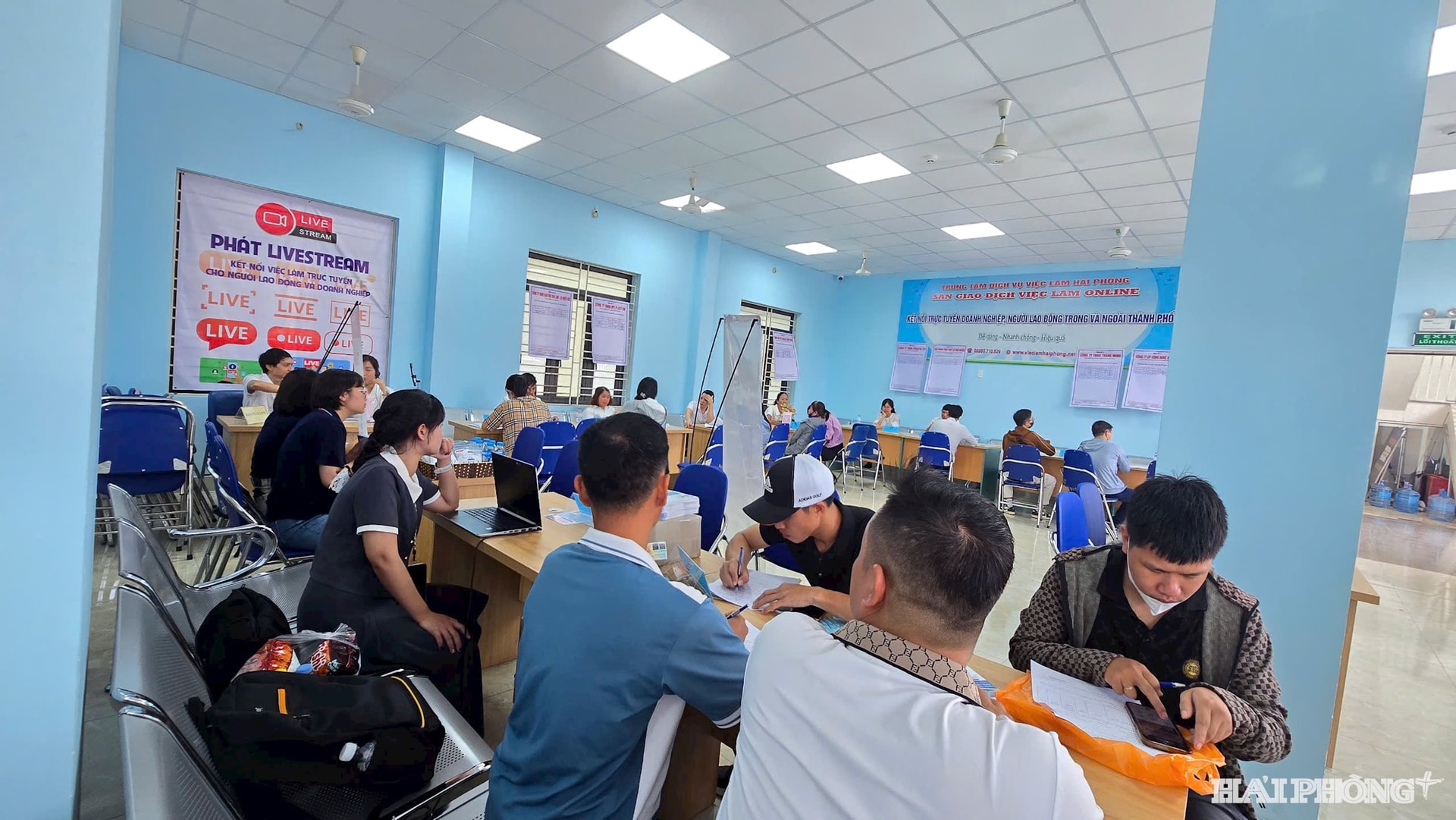Nhiều lao động được nhà tuyển dụng trực tiếp phỏng vấn