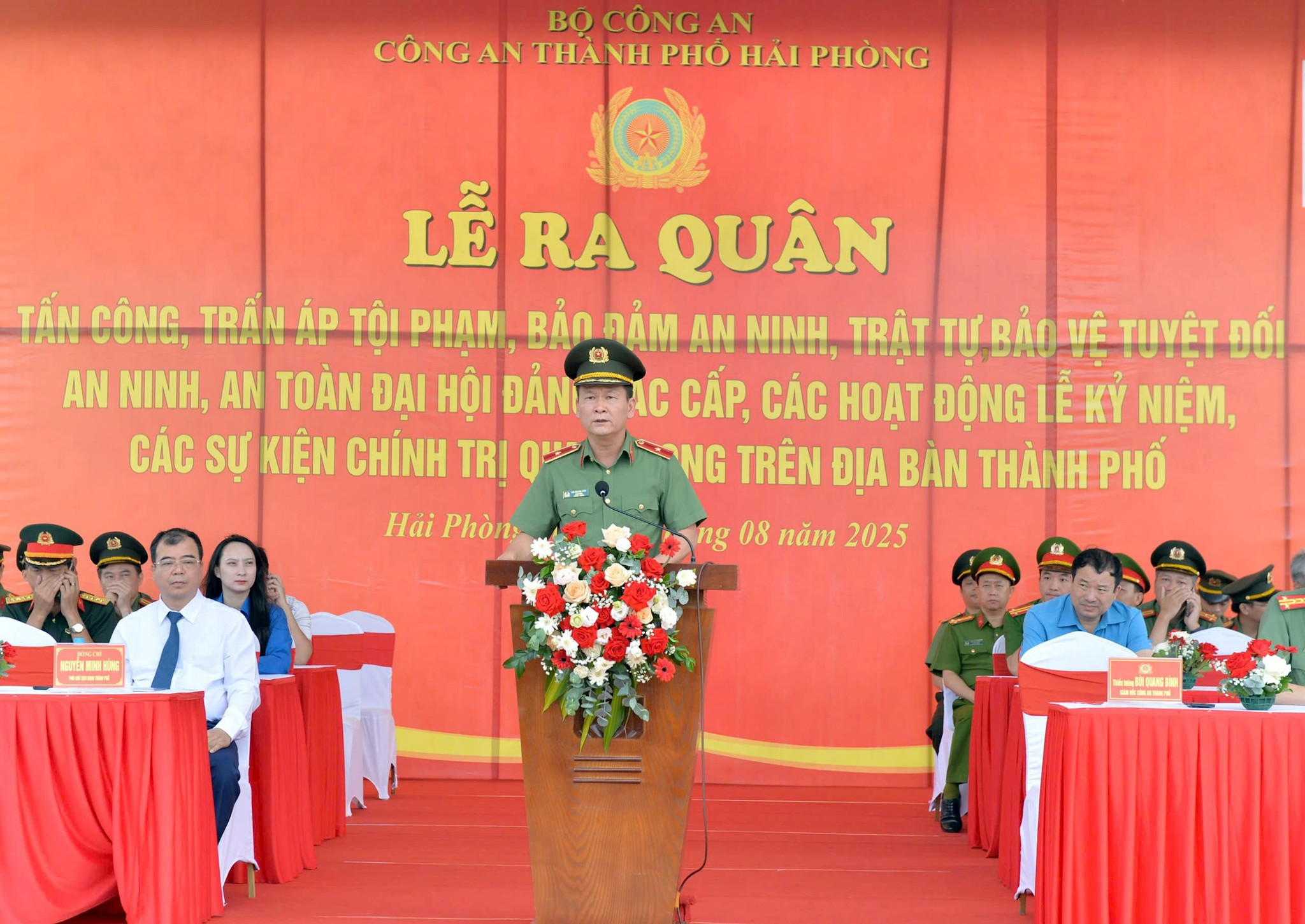 thiếu tướng Bùi Quang Bình, Ủy viên Ban Thường vụ Thành ủy, Giám đốc Công an thành ph