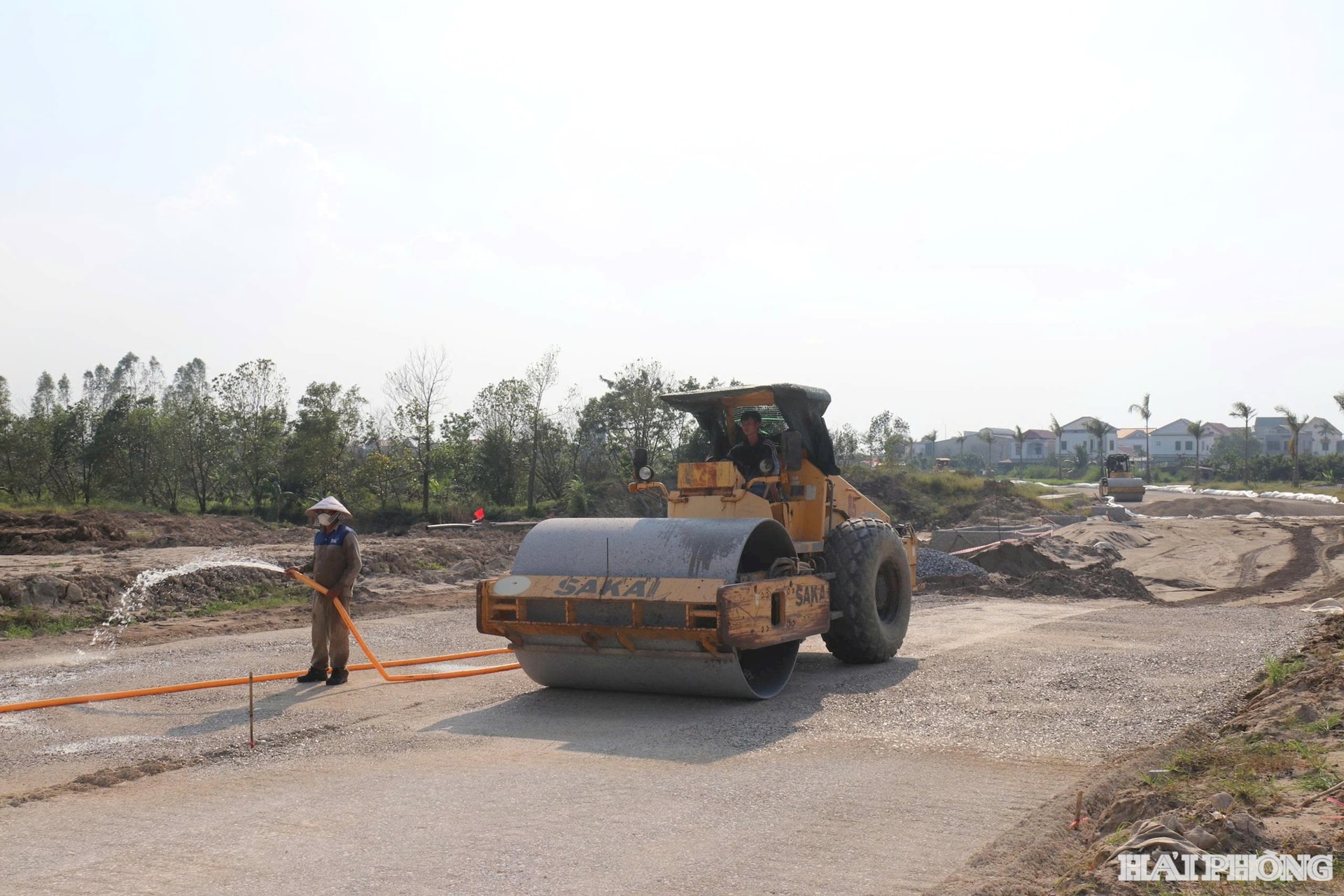 Khu công nghiệp Gia Lộc đã hoàn thiện hạ tầng giai đoạn 1 và chuẩn bị thi công hạ tầng giai đoạn 2. Ảnh: MINH NGUYỆT