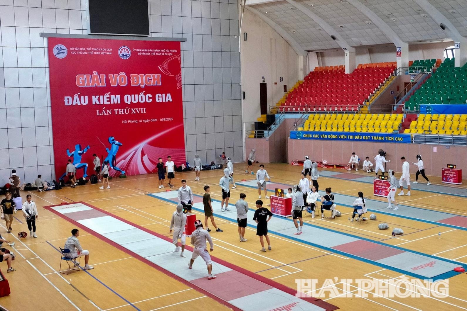 Lễ khai mạc Giải vô địch đấu kiếm quốc gia 2025 sẽ diễn ra lúc 17 giờ 30 ngày 9/8, sau đó sẽ diễn ra lễ trao giải các nội dung đã hoàn thành
